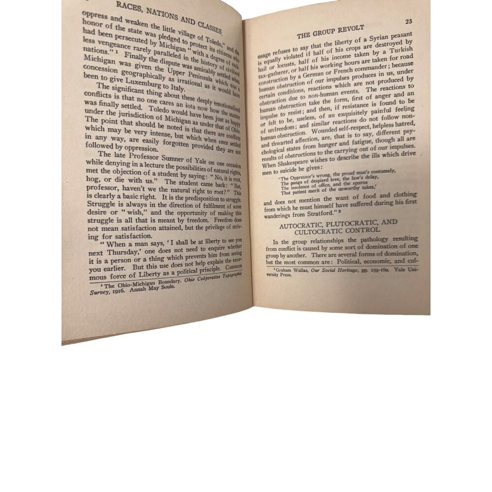 Races Nations And Classes Herbert Adolphus Miller PhD Lippincott 1924 sociology - Picture 13 of 16